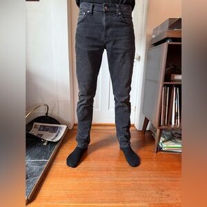 Nudie Jeans Men's Dark Gray Skinny Jeans